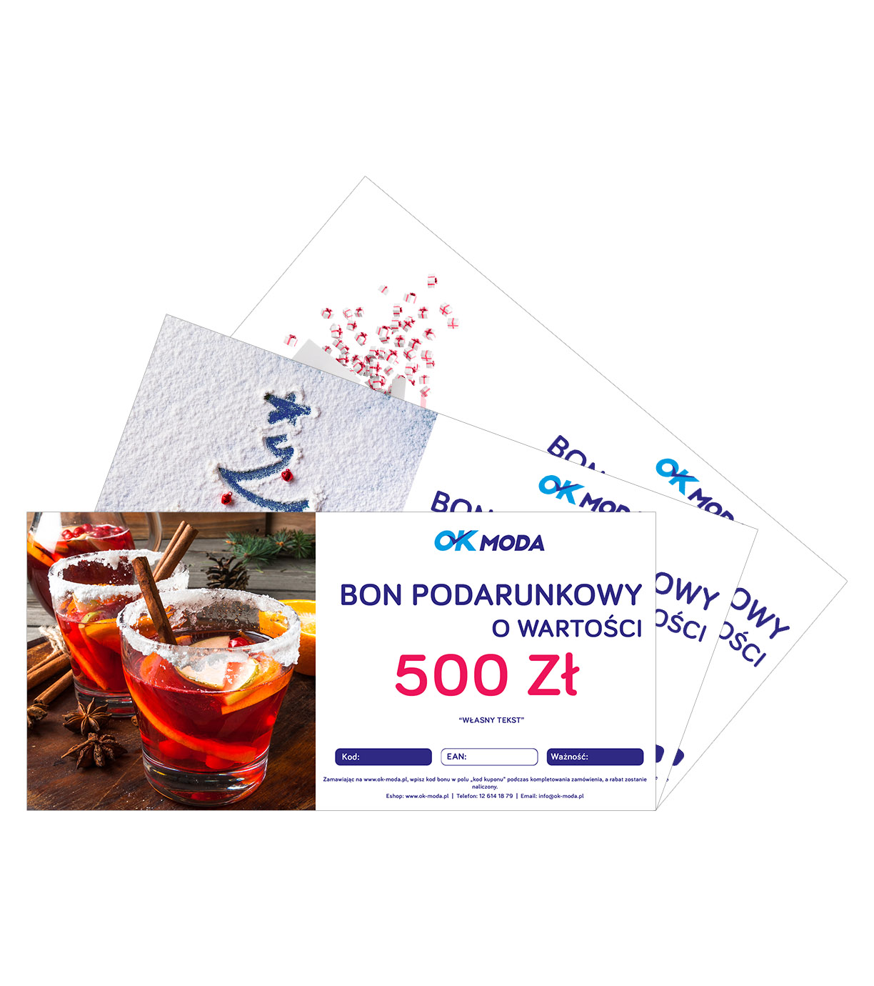 Bon podarunkowy - motyw BOŻE NARODZENIE