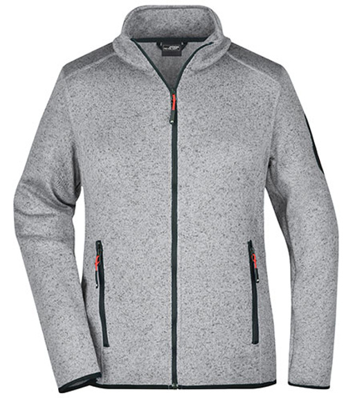 Light Grey Melange -  / Red