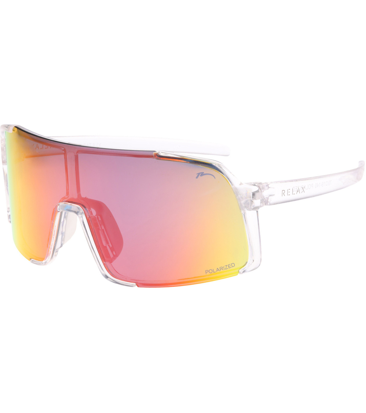  
	Materiał: poliwęglan

	Materiał soczewki: polaryzacyjny TAC

	Kolor: przezroczysty błyszczący

	Kolor soczewki: szary

	Powłoka soczewki: INFERON PLATINUM

	Kategoria filtra przeciwsłonecznego: S3

	Gniazdo soczewki: 6C

	Opis rozmiaru: 159-0-140
