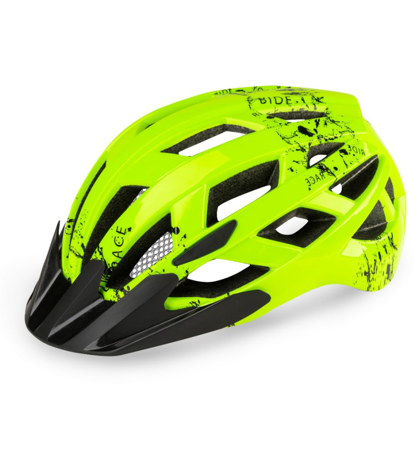  
	Opis rozmiaru: S: 52-56 cm

	Waga: S: 240g

	Kolor: błyszczący neonowy ż&oacute;łty, czarny

	Ilość otwor&oacute;w wentylacyjnych: 23
