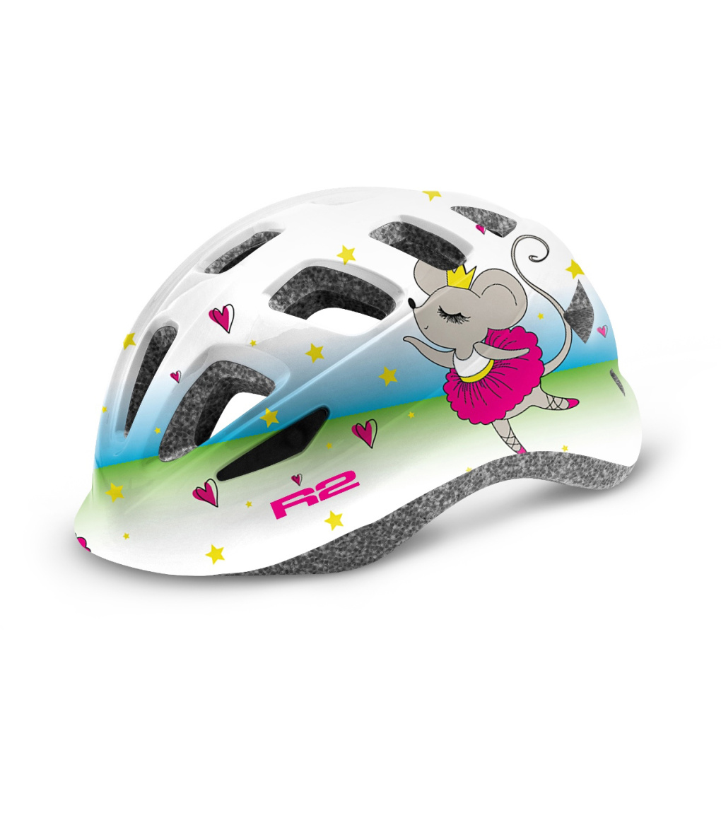  
	Rozmiar: XS: 48 - 50 cm

	Waga: XS: 220 g

	Kolor: połyskujący biały, niebieski, r&oacute;żowy

	Ilość otwor&oacute;w wentylacyjnych: 17
 (79.00 zł)