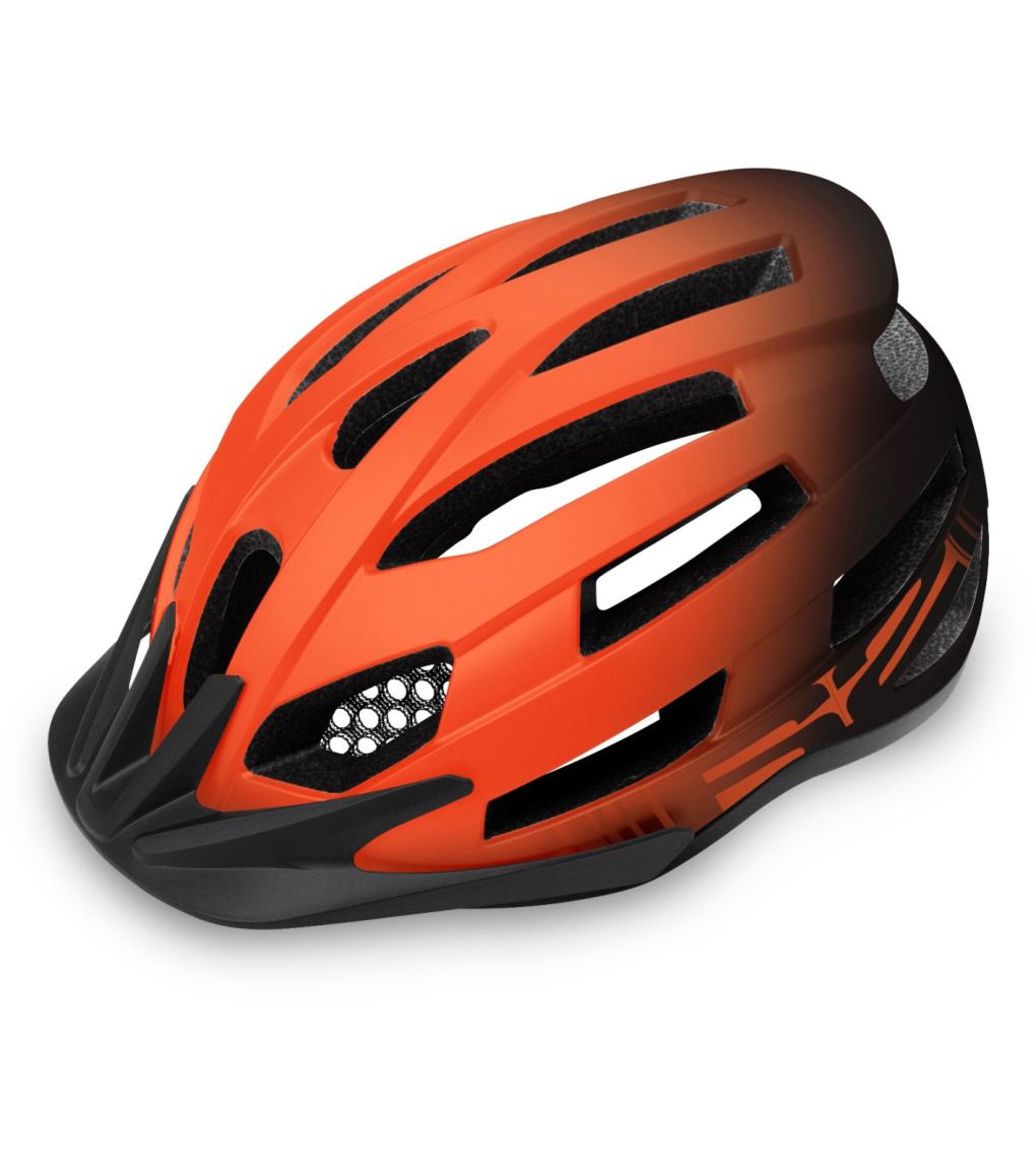  
	Kolor: matowy pomarańczowy, błyszczący czarny
	Ilość otwor&oacute;w wentylacyjnych: 18
 (296.65 zł)