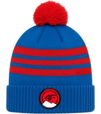 Dziecięca czapka zimowa z pomponem H4Z19-JCAM006 4F