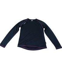 Damski t-shirt termoaktywny LADY TIBIS SET-BLACK/FUCHSIA Hi-Tec