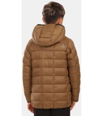 Chłopięca kurtka ocieplana REBEKI-JB KILPI brązowy