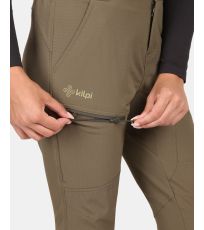 Damskie spodnie softshellowe VILLAIN-W KILPI Zielony