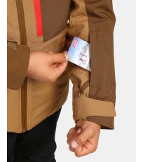 Kurtka narciarska dla chłopców DENVER-JB KILPI brązowy