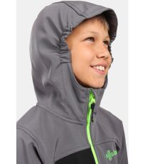 Kurtka softshell chłopięca RAVIO-J KILPI Czarny