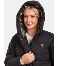 Ocieplany płaszcz damski MAIRA-W KILPI Czarny