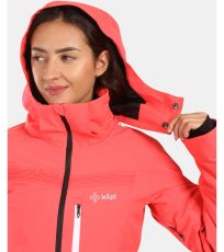 Kurtka narciarska damska - większe rozmiary VALERA-W KILPI Różowy