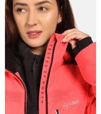 Kurtka narciarska damska - większe rozmiary VALERA-W KILPI Różowy