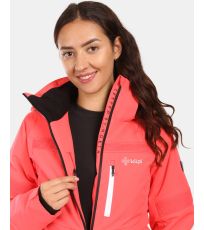 Kurtka narciarska damska - większe rozmiary VALERA-W KILPI Różowy