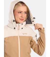 Kurtka softshell damska - większe rozmiary RAVIA-W KILPI Beżowy