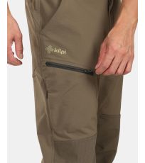 Męskie spodnie softshellowe VILLAIN-M KILPI Zielony