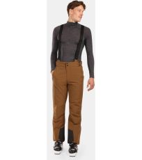 Spodnie narciarskie męskie - większe rozmiary MIMAS-M KILPI brązowy