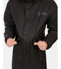 Płaszcz przeciwdeszczowy narciarski unisex TEAM RAINCOAT-U KILPI Czarny