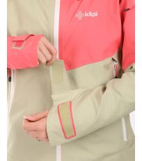 Damska kurtka typu hardshell MAMBA-W KILPI Beżowy