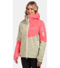 Damska kurtka typu hardshell MAMBA-W KILPI Beżowy