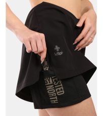 Damska spódnica outdoorowa 2w1 NINA-W KILPI Czarny