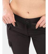 Damskie spodnie outdoorowe- większe rozmiary BELVELA-W KILPI Czarny