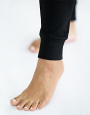 Damskie spodnie od piżamy 19149P GINA czarny