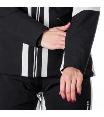 Damska kurtka narciarska ZELLA NORTHFINDER czarny biały