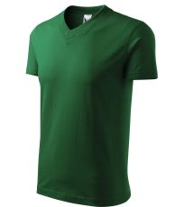 T-shirt unisex Heavy V-neck 160 Malfini zielony butelkowy