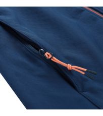 Damska kurtka softshellowa HOORA ALPINE PRO niebieski perski