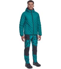 Zimowa kurtka puchowa NEURUM Cerva naftowy