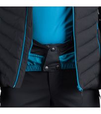 Kurtka narciarska męska YAROGNEV NORTHFINDER czarny i niebieski