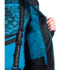 Kurtka narciarska męska YAROGNEV NORTHFINDER czarny i niebieski