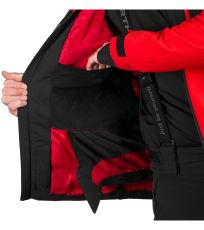 Kurtka narciarska męska BALINT NORTHFINDER czerwony czarny