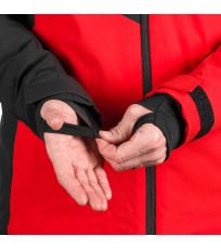 Kurtka narciarska męska BALINT NORTHFINDER czerwony czarny