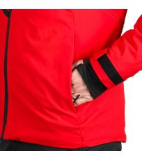 Kurtka narciarska męska BALINT NORTHFINDER czerwony czarny