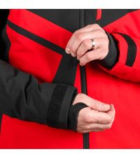 Kurtka narciarska męska BALINT NORTHFINDER czerwony czarny