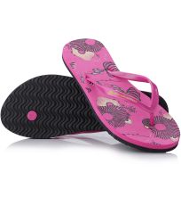 Japonki damskie JYTORA ALPINE PRO fuksjowo różowy