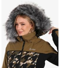 Damska ogrzewana kurtka narciarska CLAIR-W KILPI Khaki