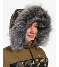 Damska ogrzewana kurtka narciarska CLAIR-W KILPI Khaki