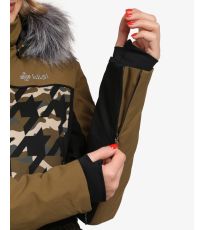 Damska ogrzewana kurtka narciarska CLAIR-W KILPI Khaki