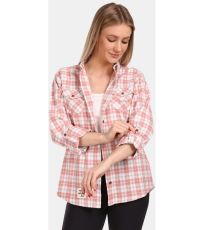 Damska koszula flanelowa FLANNY-W KILPI Różowy