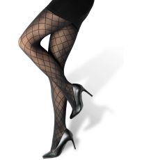 Rajstopy wzorzyste 50 DEN Alessia Lady B czarny