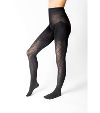 Rajstopy wzorzyste 50 DEN Alessia Lady B czarny