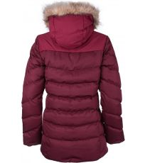 Damska kurtka zimowa SUZANA ERCO czerwony melanż