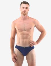 Męskie slipy z wąskim bokiem 70047P GINA lukrecja