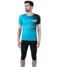 Męski drużynowy t-shirt do biegania VICTORI-M KILPI Niebieski