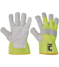 Ochronne rękawice zimowe CASSOWARY WINTER Cerva HV zółty