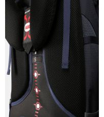 Unisex plecak turystyczny 45l ECROW 45-U KILPI Ciemny niebieski