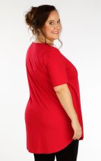 Damska tunika 5F126 LITEX czerwony