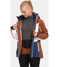 Damska kurtka narciarska VALERA-W KILPI brązowy