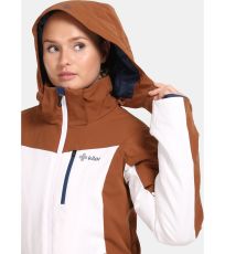 Damska kurtka narciarska VALERA-W KILPI brązowy